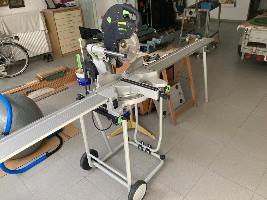 Festool multifunctionele afkortzaag, Ophalen