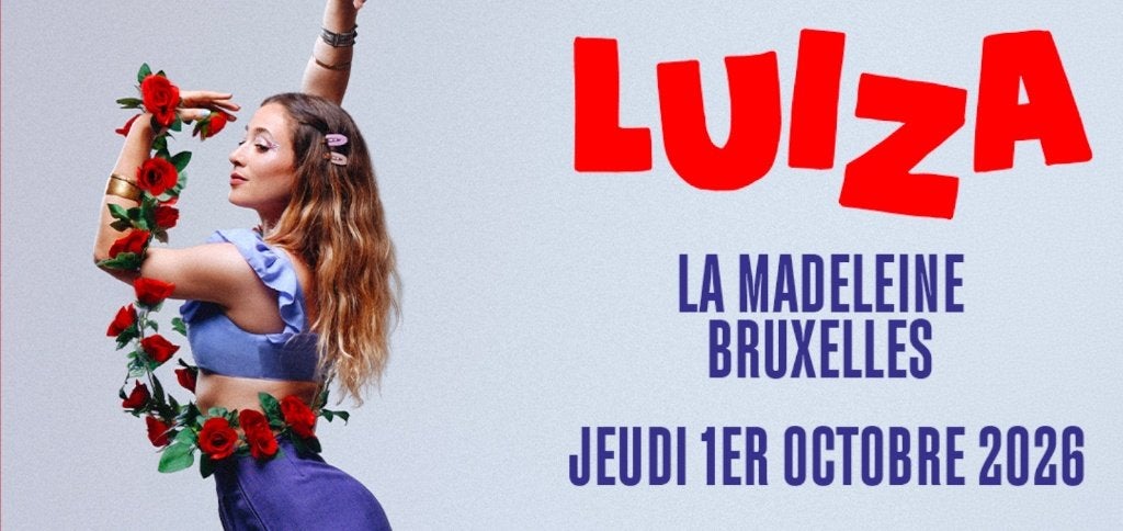 Concert - Luiza, jeudi 1er octobre à 20h30 à la Madeleine, Tickets & Billets, Deux personnes, Octobre