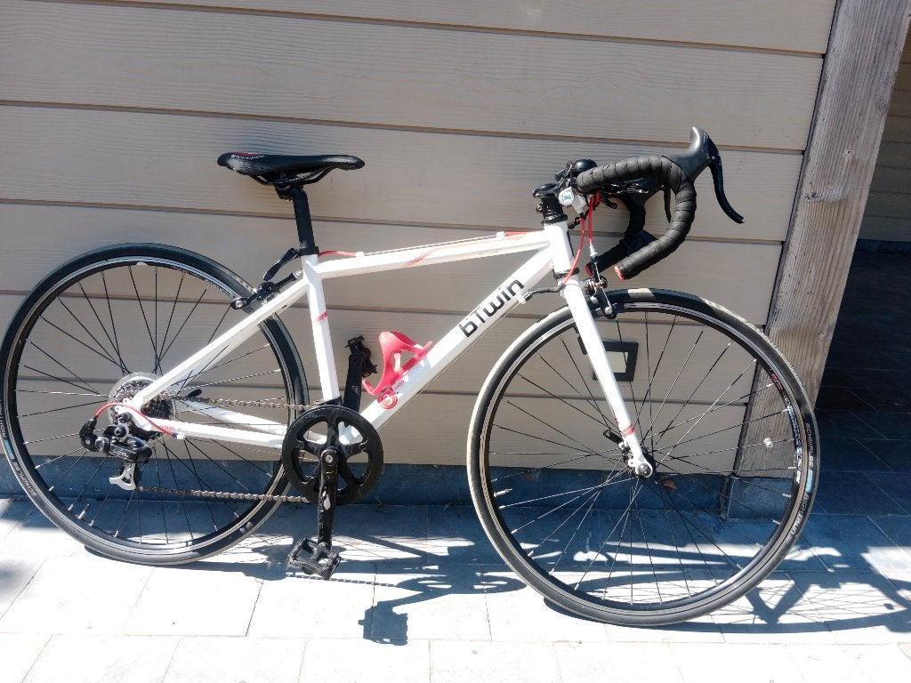 Koersfiets kids, Fietsen en Brommers, Ophalen, Gebruikt, Velgrem, B-twin decathlon