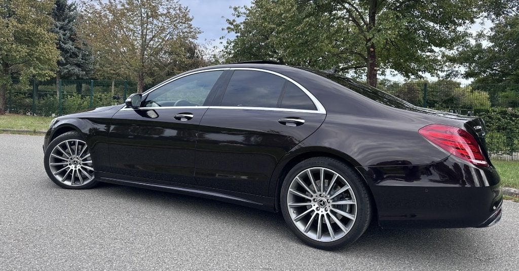 Mercedes S 350 d 4 Matic AMG Pano Keyless Led Full Option, Auto's, Automaat, Euro 6, Bruin, 2987 cc