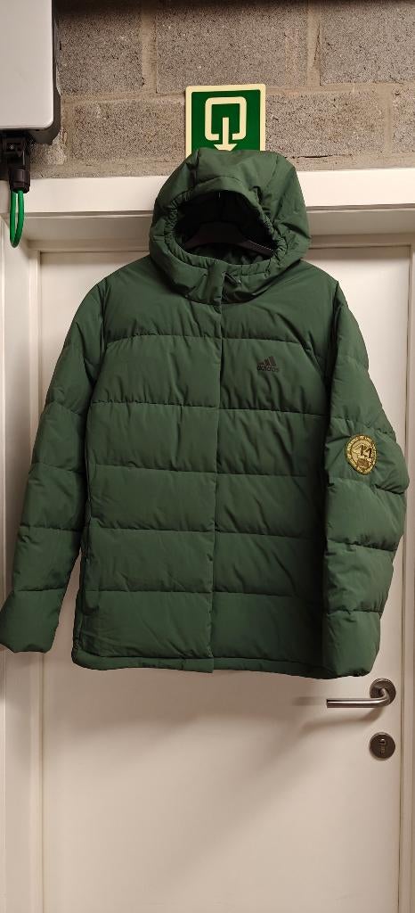 Groene dames ski winterjas Adidas maat XXL, Ophalen, Adidas, Maat 46/48 (XL) of groter, Zo goed als nieuw