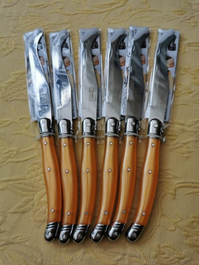 set van 6 stuks Kaasmes Brugge Kaas Laguiole stijl, Ophalen of Verzenden, Nieuw, Overige typen