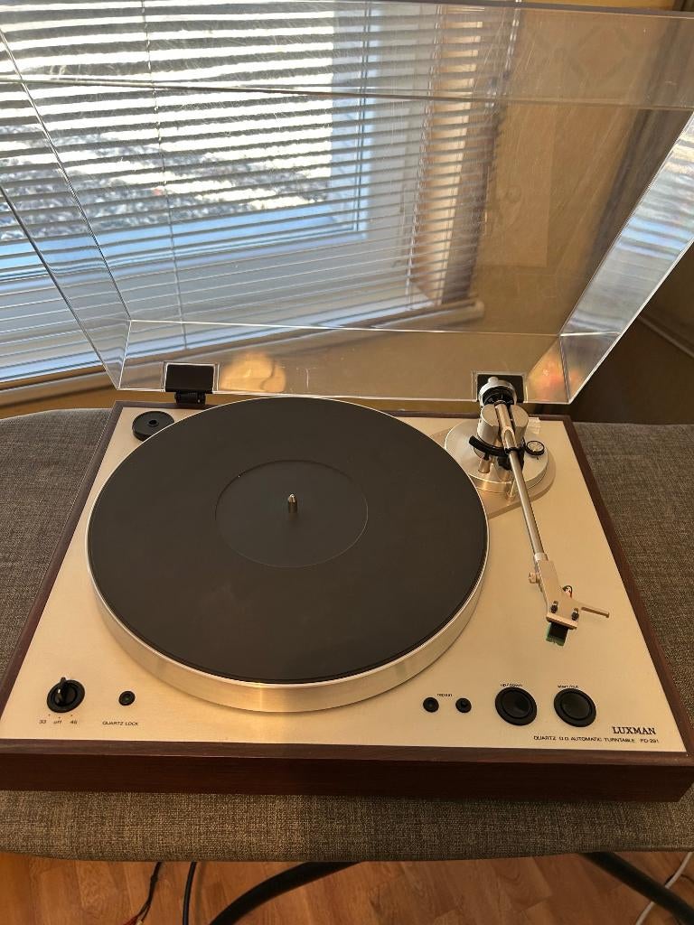 Luxman PD 291 direct drive platenspeler, Gebruikt, Automatisch, Platenspeler, Ophalen