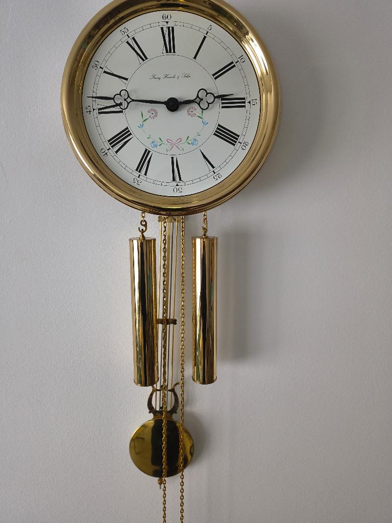 Wandklok  Hermle-uurwerk, Antiek en Kunst, Antiek | Klokken, Ophalen