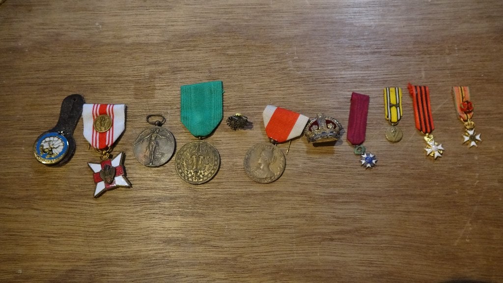 Set medailles, Ophalen of Verzenden, Overige soorten, Lintje, Medaille of Wings