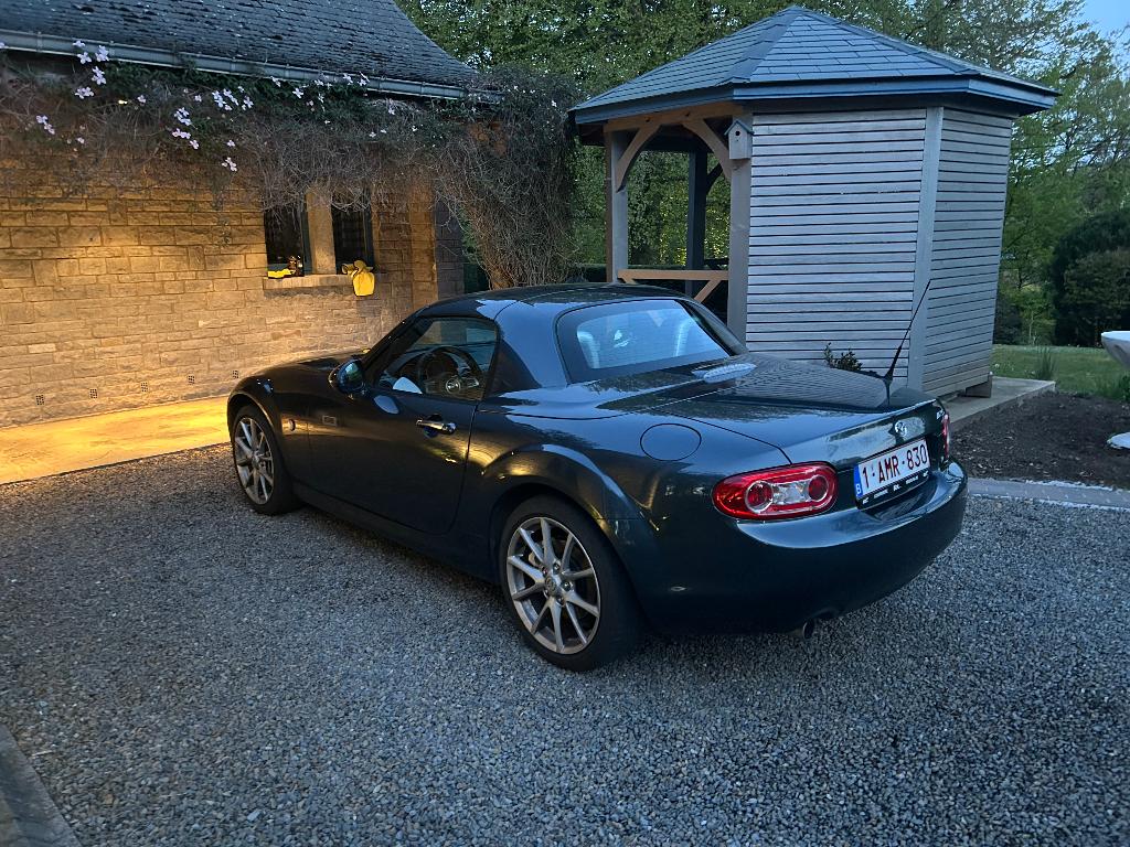 Mazda cabriolet MX-5, Auto's, Mazda, Particulier, MX-5, Airbags, Bluetooth, Elektrische ramen, Metaalkleur, Navigatiesysteem, Open dak
