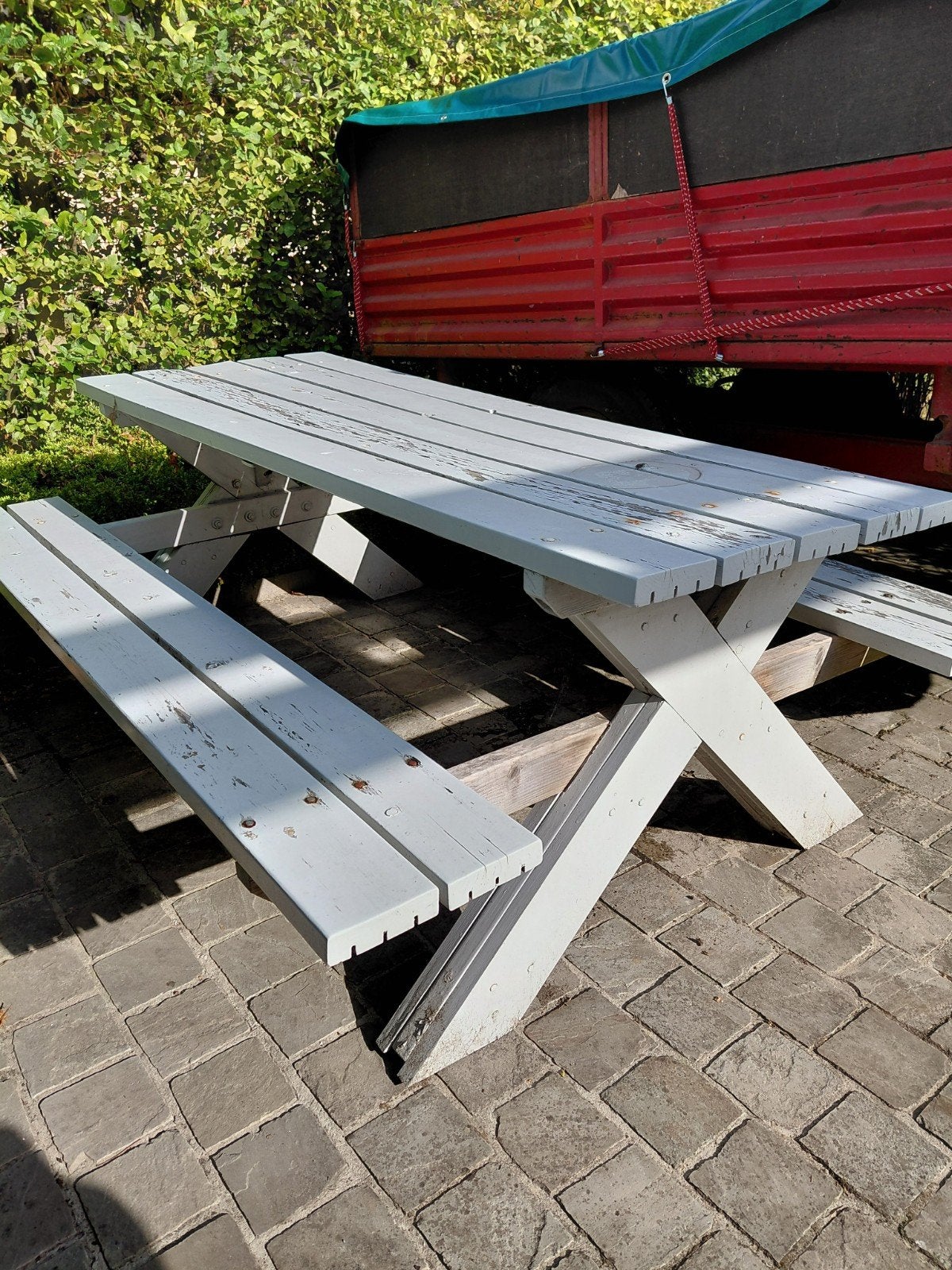 zeer stevige tuinbank , extra zware uitvoering, Jardin & Terrasse, Tables de pique-nique, Enlèvement