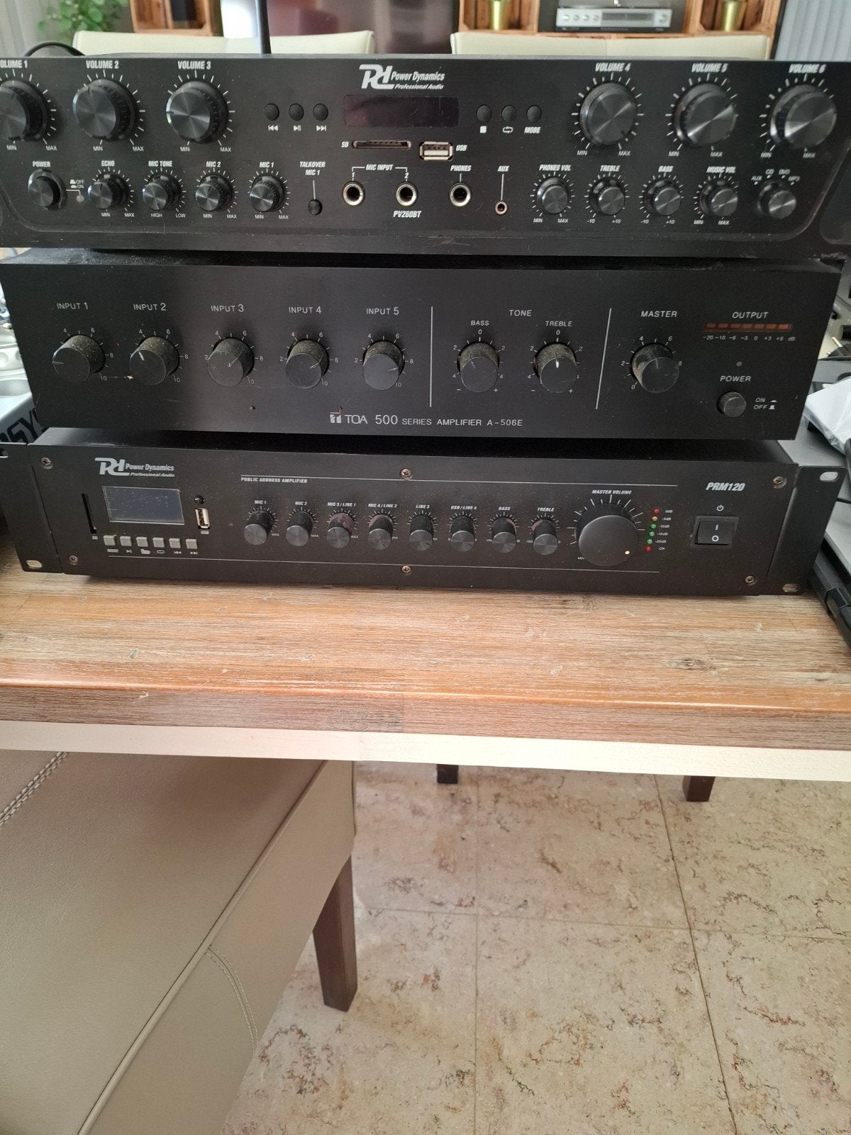 versterkers voor horecazaken, Audio, Tv en Foto, Ophalen