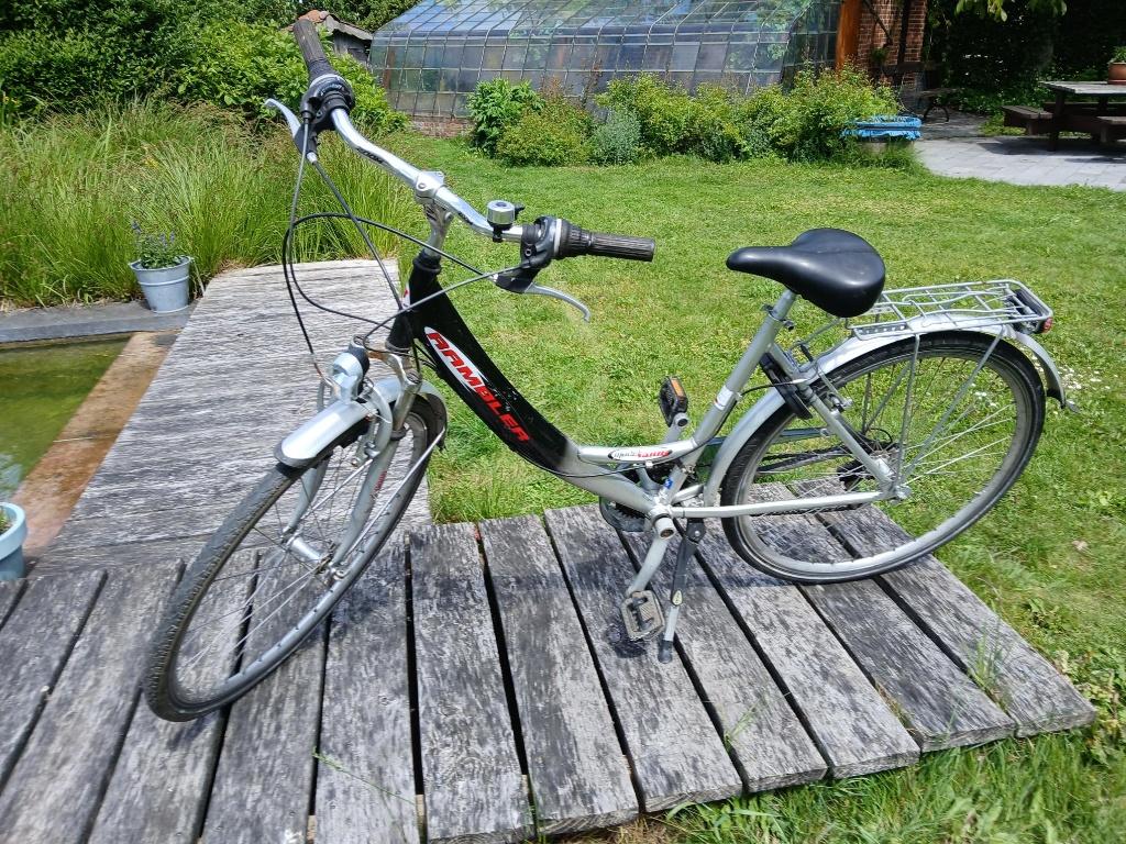Grijze damesfiets Rambler, Overige merken, Frein sur jante, Enlèvement, Utilisé