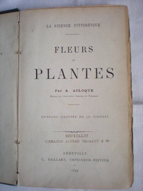 Fleurs et plantes (A. Acloque), Livres, Enlèvement ou Envoi, Utilisé, Sciences naturelles