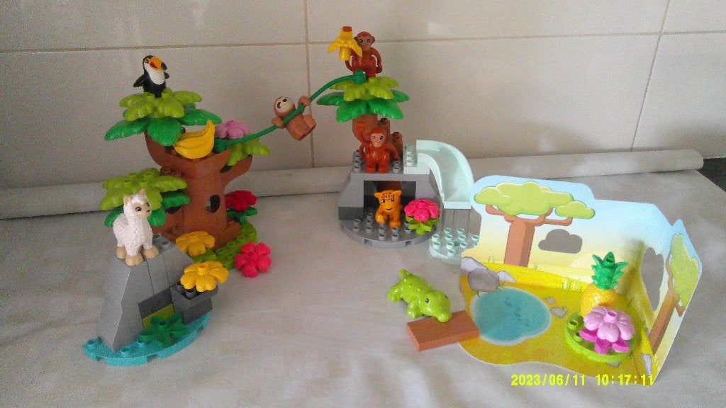 Duplo 10973-10972-10971, wilde dieren Zuid Amerika, Afrika, Kinderen en Baby's, Speelgoed | Duplo en Lego, Overige thema's, Ophalen of Verzenden