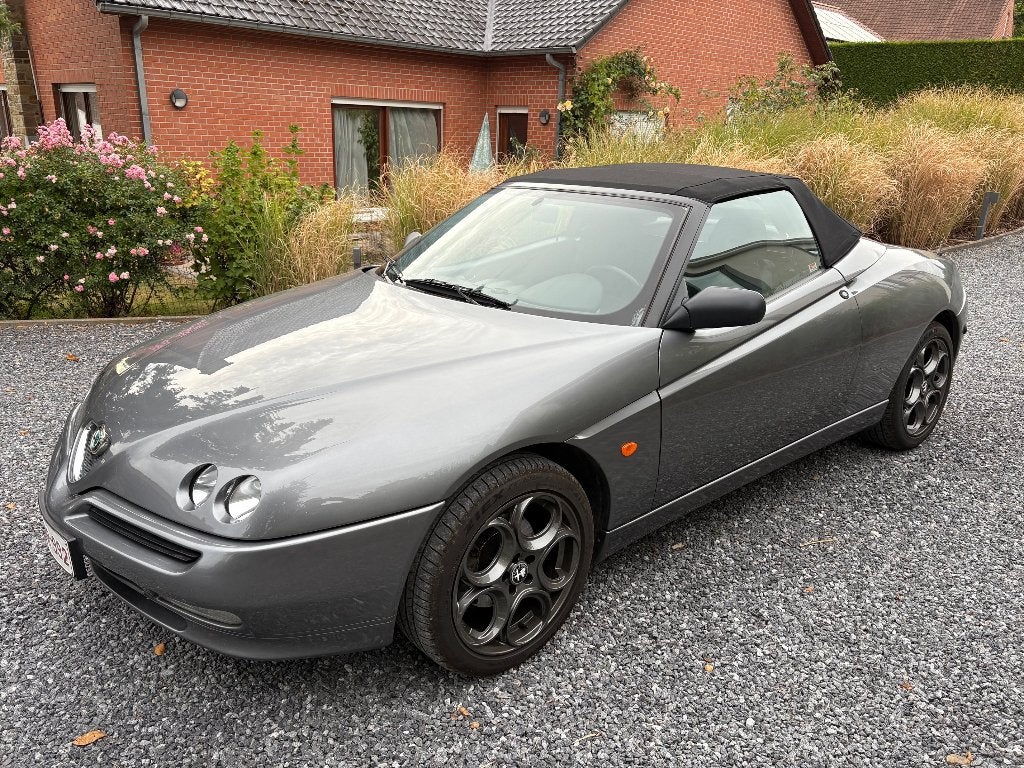 Alfa Roméo Spider 1.8 TS, Argent ou Gris, Achat, Spider, Bleu