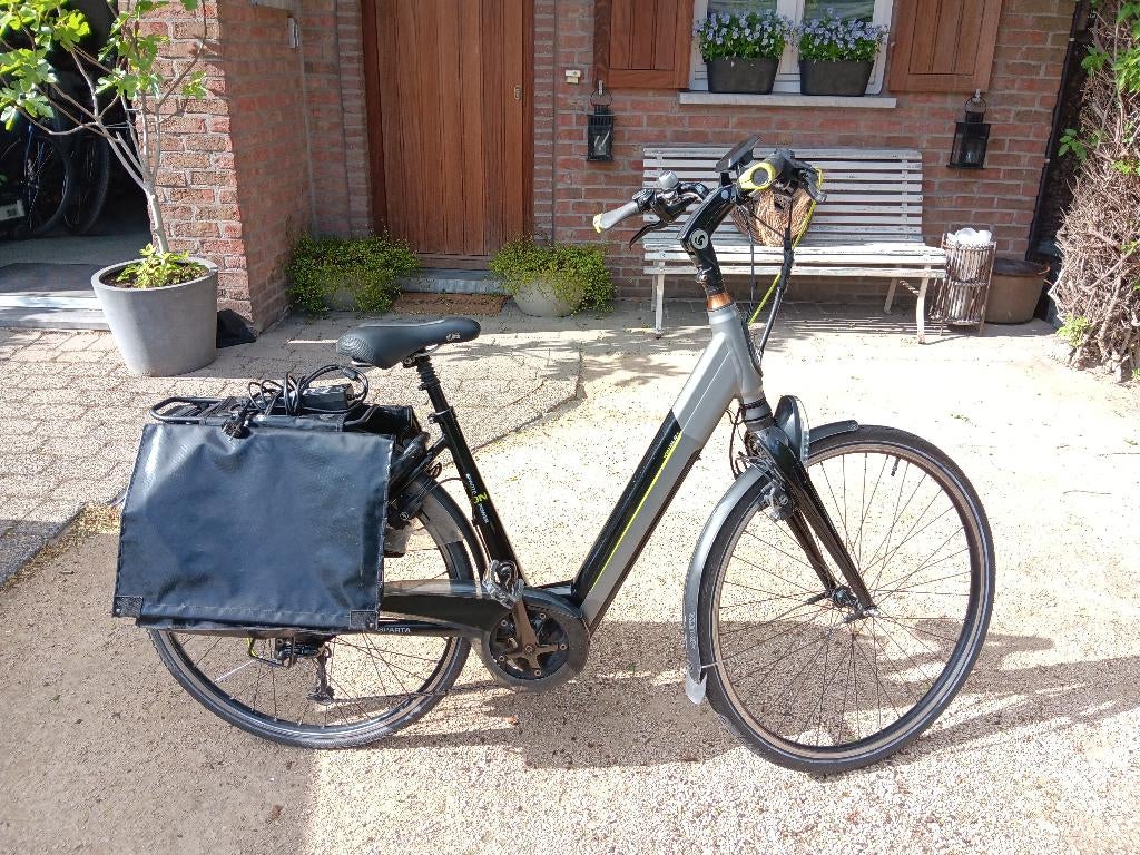 Elektrische fiets dames, Fietsen en Brommers, Ophalen, Sparta, Gebruikt, Velgrem