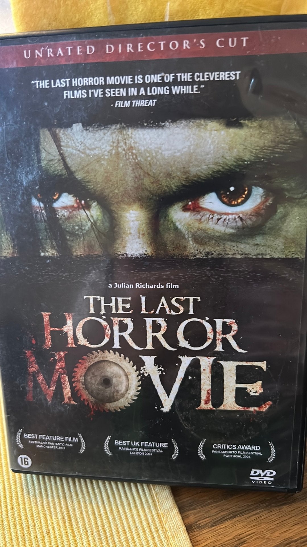 The Last Horror Movie, Ophalen of Verzenden, Zo goed als nieuw