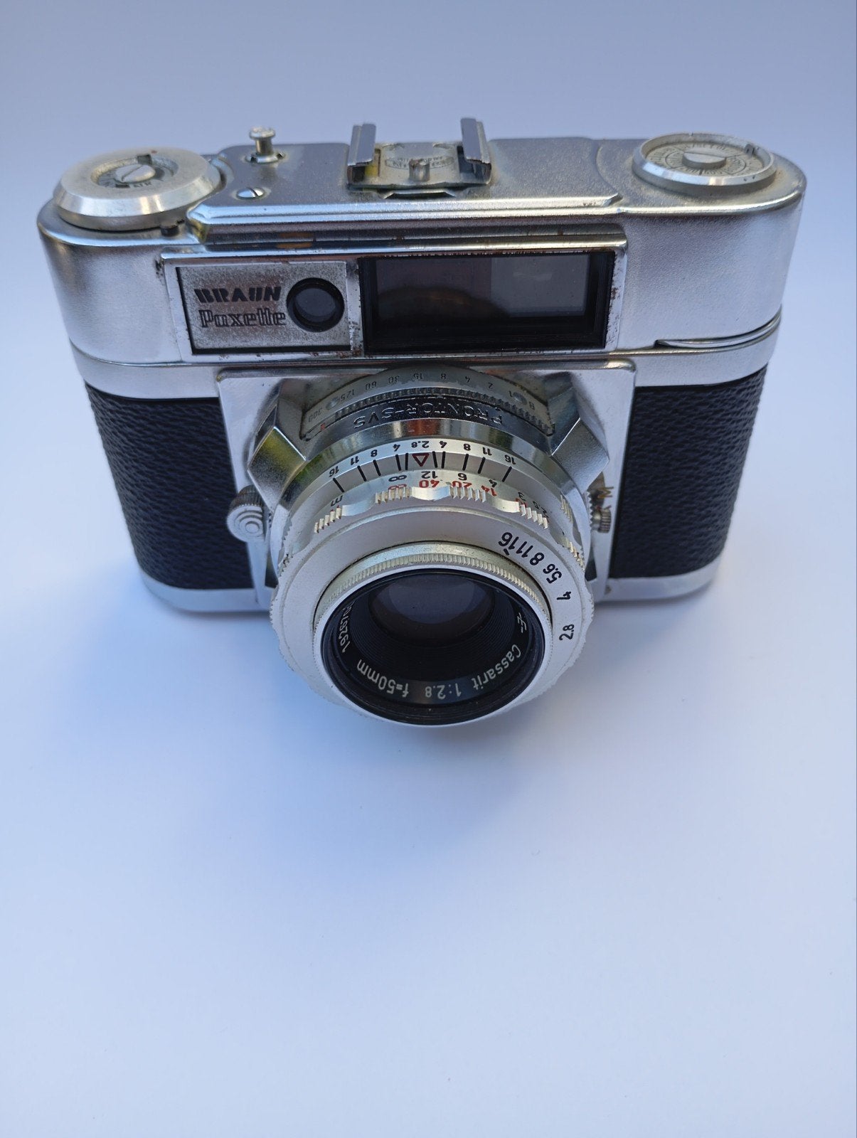 Braun Paxette II — Steinheil Munich Cassarit 50 mm f/2.8, Enlèvement ou Envoi