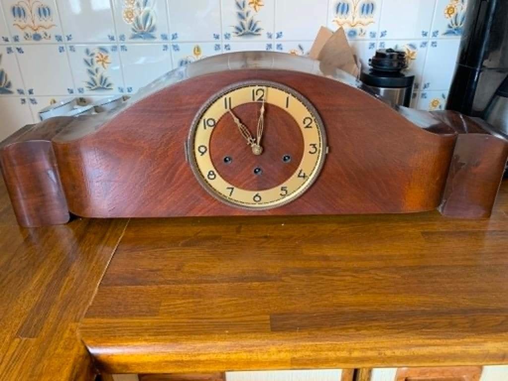 OUDE KLOK, Huis en Inrichting, Woonaccessoires | Klokken, Art deco, Ophalen, Gebruikt, Wandklok