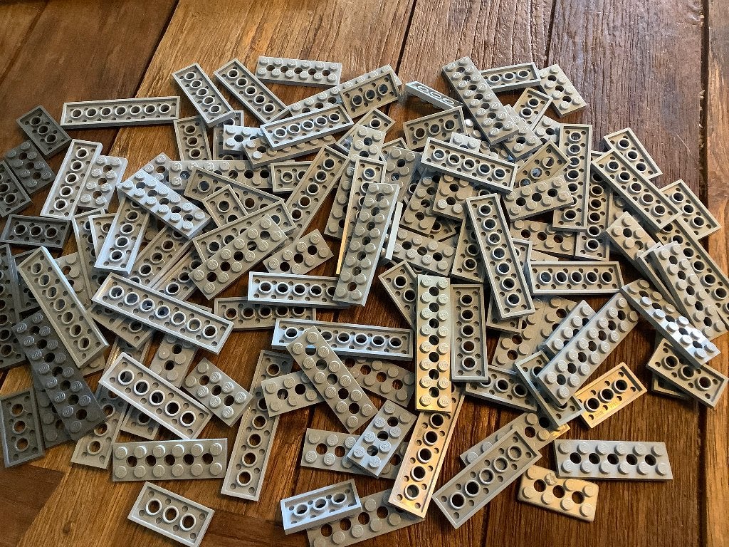 Lego Technic plaatjes grijs 108 stuks / 17-1, Lego, Ophalen of Verzenden, Zo goed als nieuw, Technic