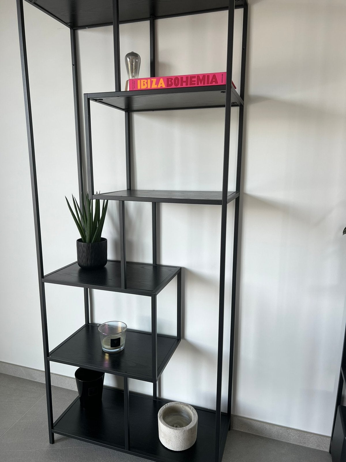 WOOOD open (boeken)kast 188x85x35cm - als nieuw, Ophalen, Zo goed als nieuw
