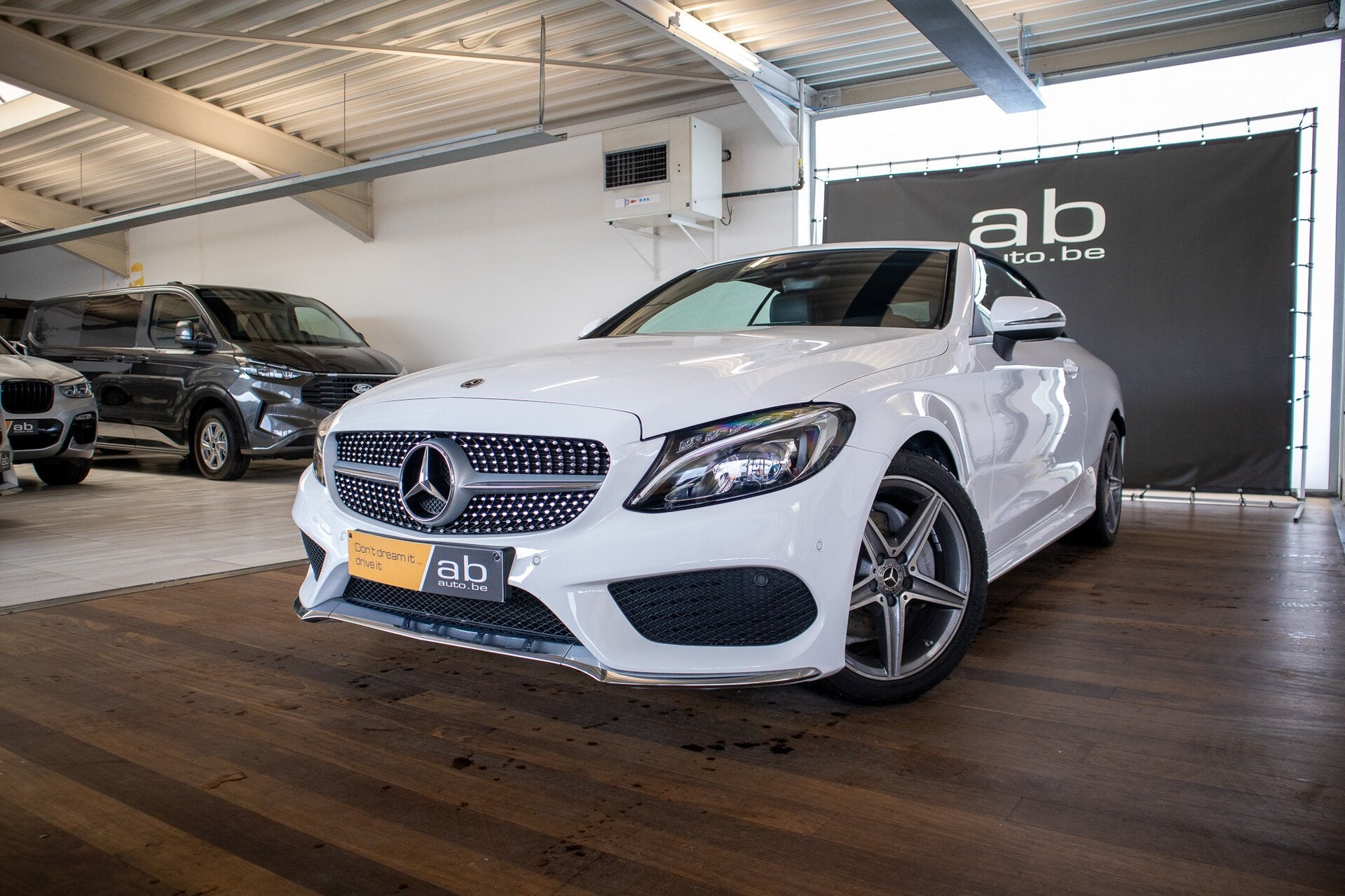 Mercedes-Benz C 200 2.0l, CABRIO, AMG-LINE, CAMERA, LED, SP, Autos, 0 kg, Achat, Euro 6, Entreprise
