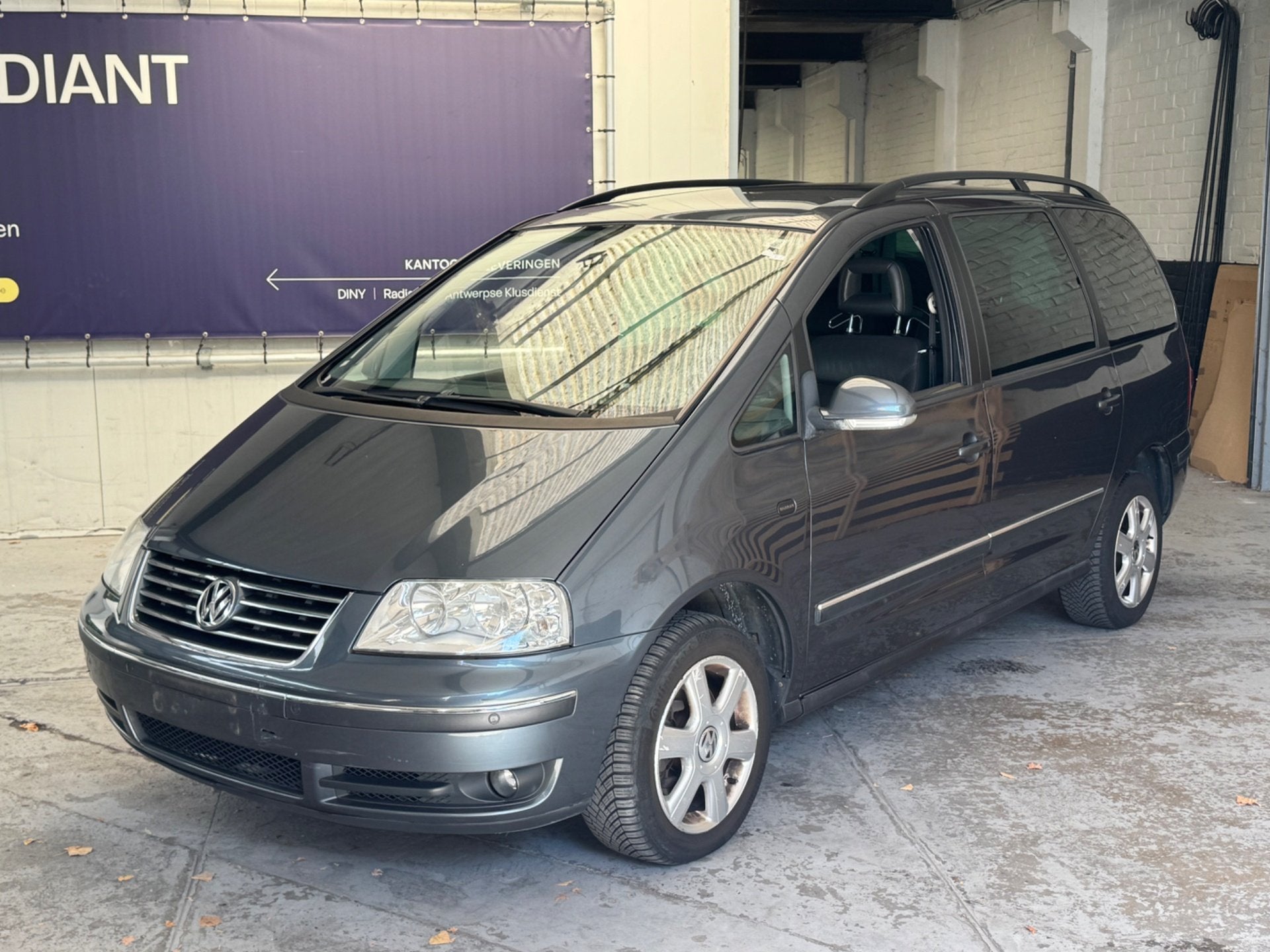 VW Sharan | Automaat | Diesel | Full Option, Cuir, Argent ou Gris, Achat, Entreprise