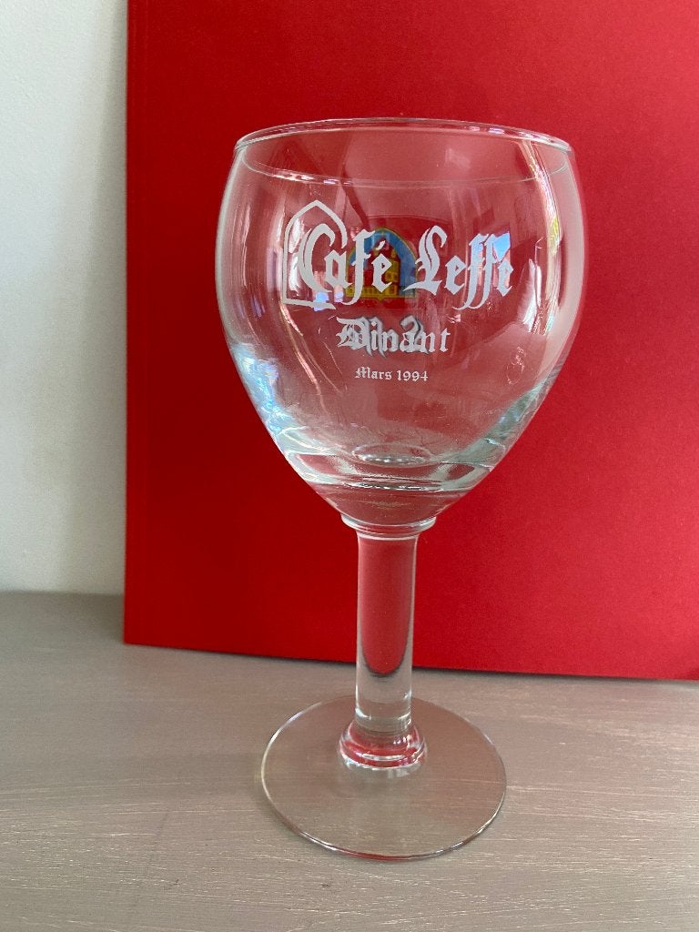 Verre Cafe LEFFE DINANT, Enlèvement, Comme neuf, Verre ou Verres, Leffe
