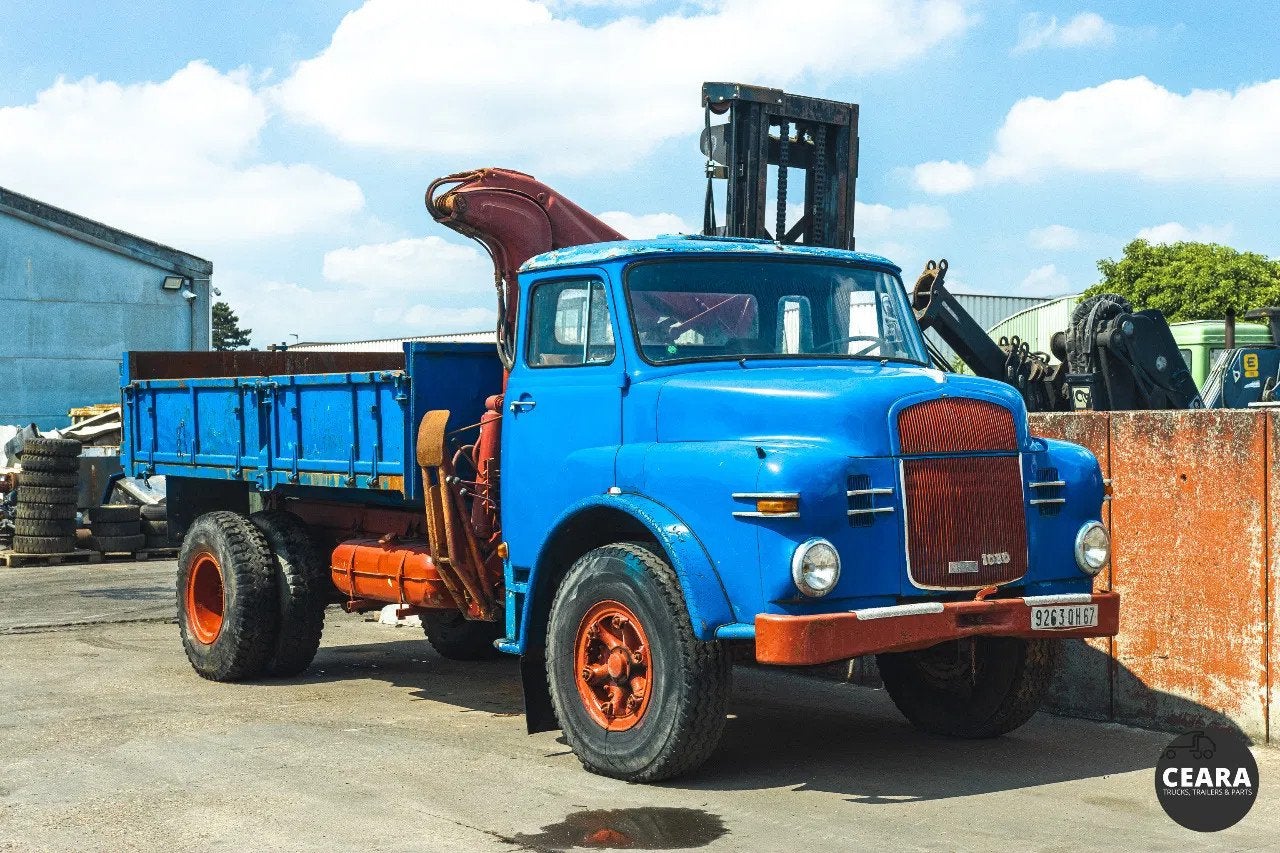 MAN Diesel Oldtimer Tipper with oldtimer crane! Needs revisi, Achat, Entreprise, MAN, Diesel