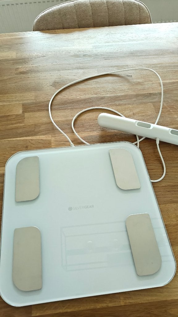 Silvergear slimme weegschaal, smartscale, Electroménager, Balances, Enlèvement, Comme neuf, Pèse-personne, Digital