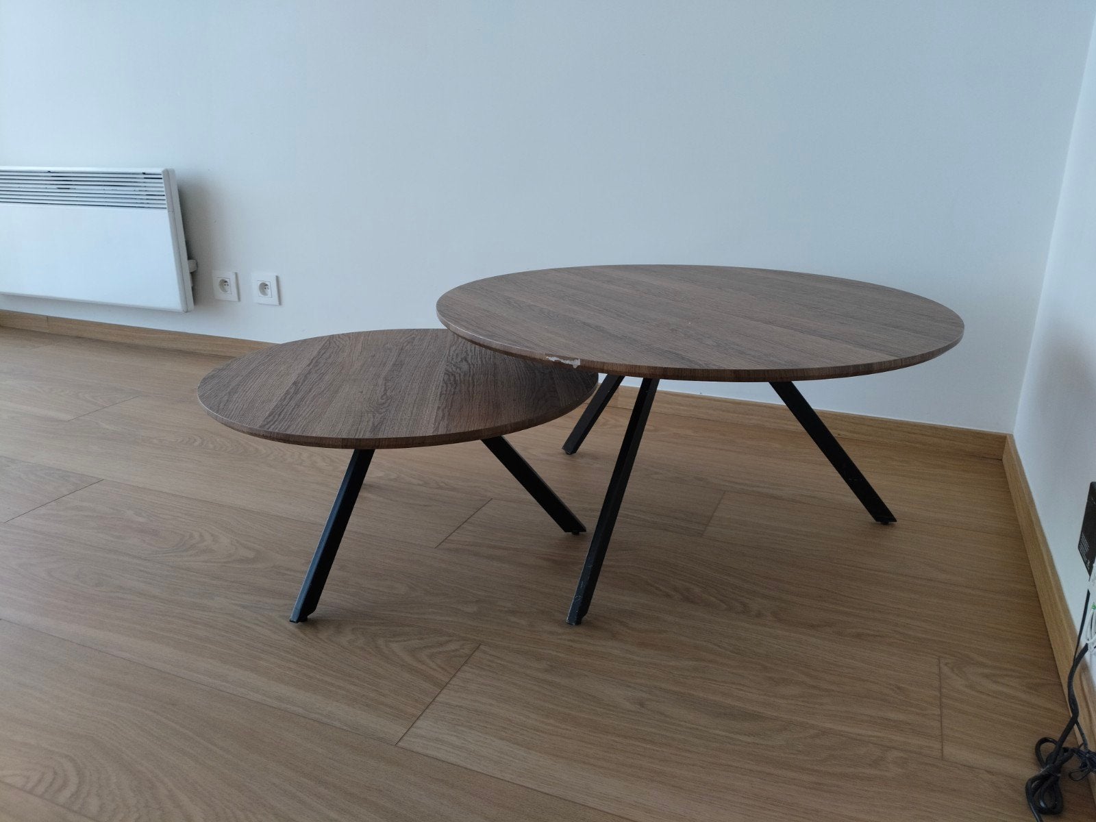 Houten salontafels, Ophalen, Zo goed als nieuw, Rond