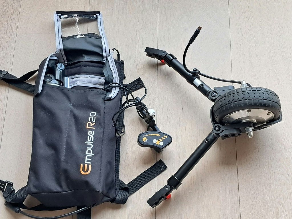 Moteur auxiliaire Empulse R20, Enlèvement, Pliant, Utilisé, Fauteuil roulant à pousser