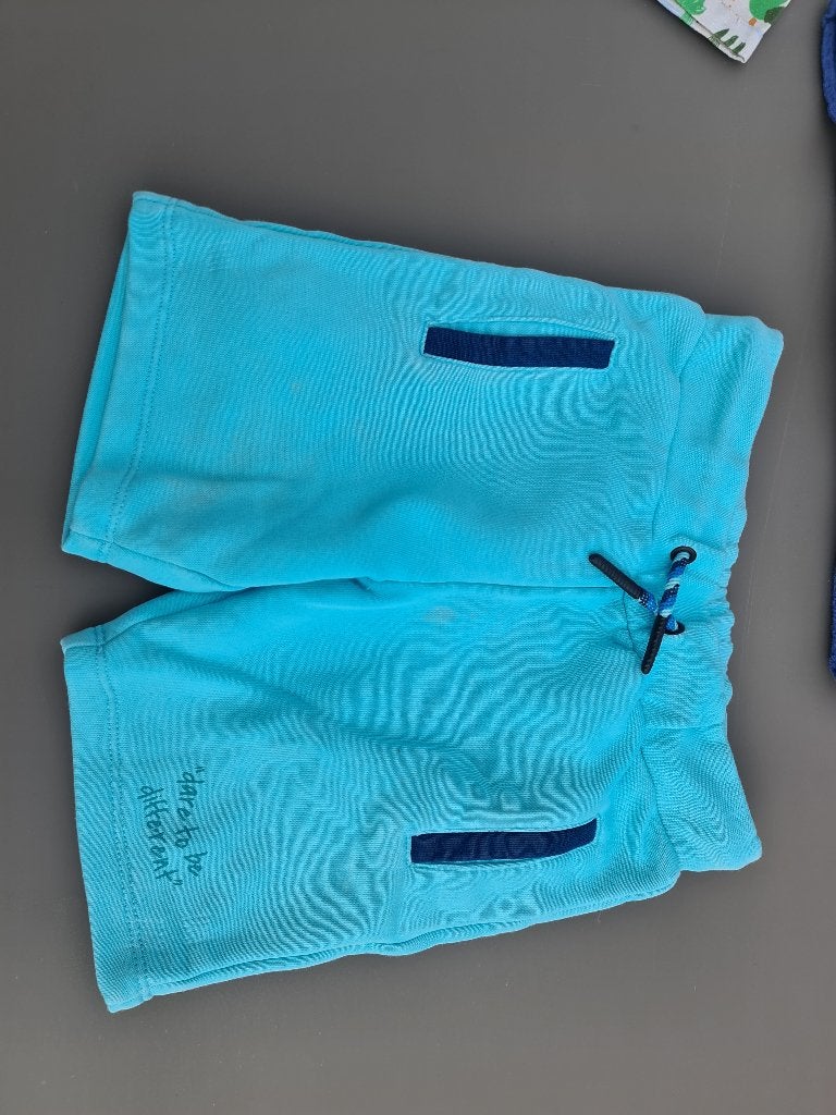 blauw-groene korte broek, Kidz Nation, 116, Ophalen, Zo goed als nieuw, Broek