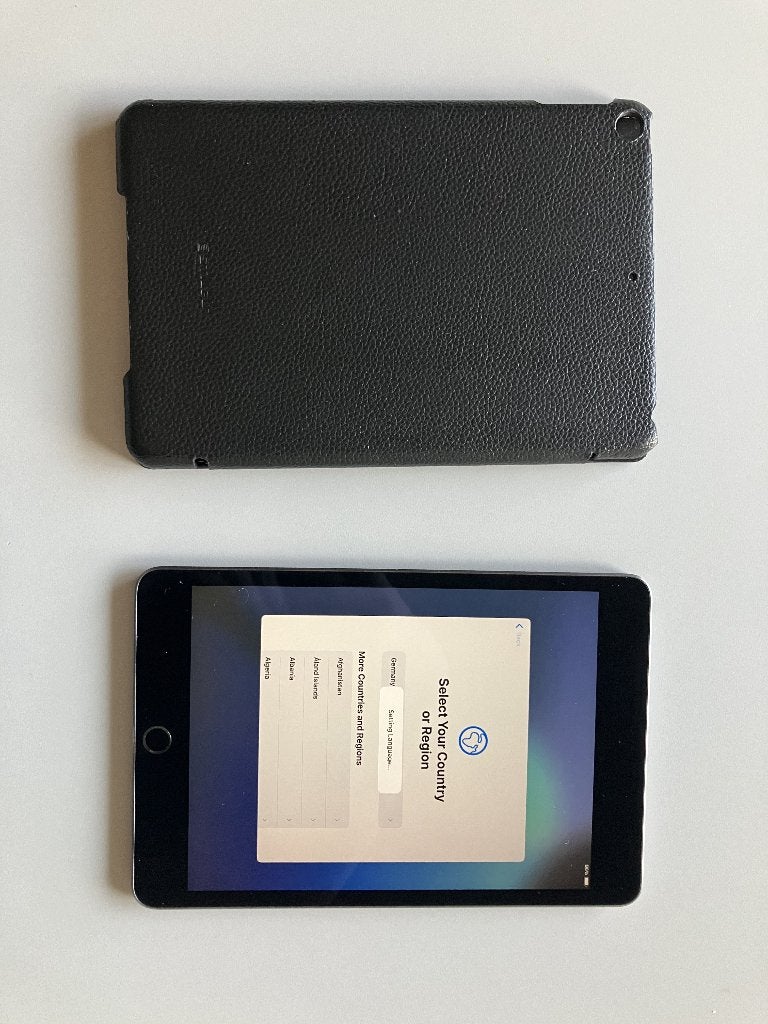 iPad mini 5e génération (2019) 64 Go + étui en cuir Stilgut, Informatique & Logiciels, Enlèvement ou Envoi, 8 pouces, Utilisé