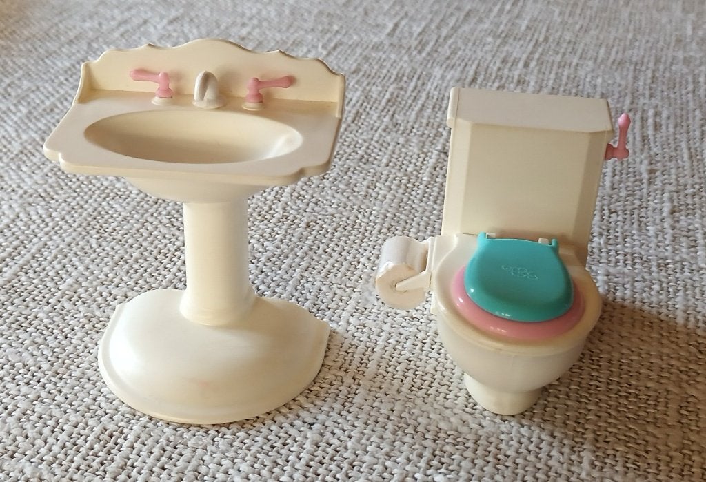 Vintage Mattel Barbie - Kelly's zindelijkheidstraining, Verzamelen, Poppen, Ophalen, Gebruikt, Accessoires
