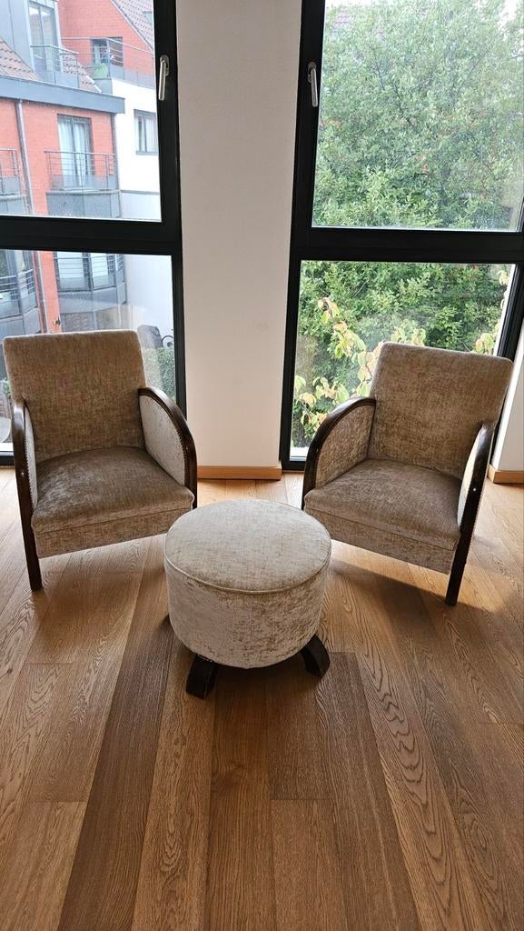 Fauteuils art déco, Maison & Meubles, Fauteuils, Enlèvement