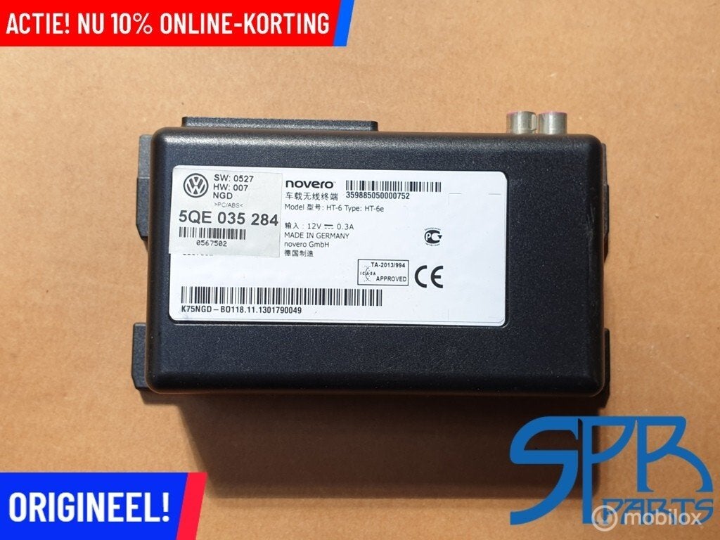 5QE035284 Online Diensten Module Golf 7 Passat B8 Audi A3 8V, Auto-onderdelen, Elektronica en Kabels, Volkswagen, Gebruikt, Ophalen of Verzenden