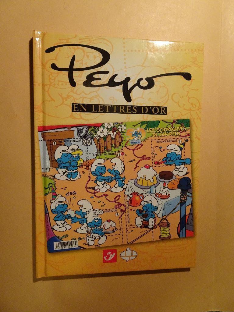 BD du CBBD - Péyo en lettres d'or - Les Schtroumpfs, Enlèvement ou Envoi, Schtroumpfs, Comme neuf, Livre ou Jeu