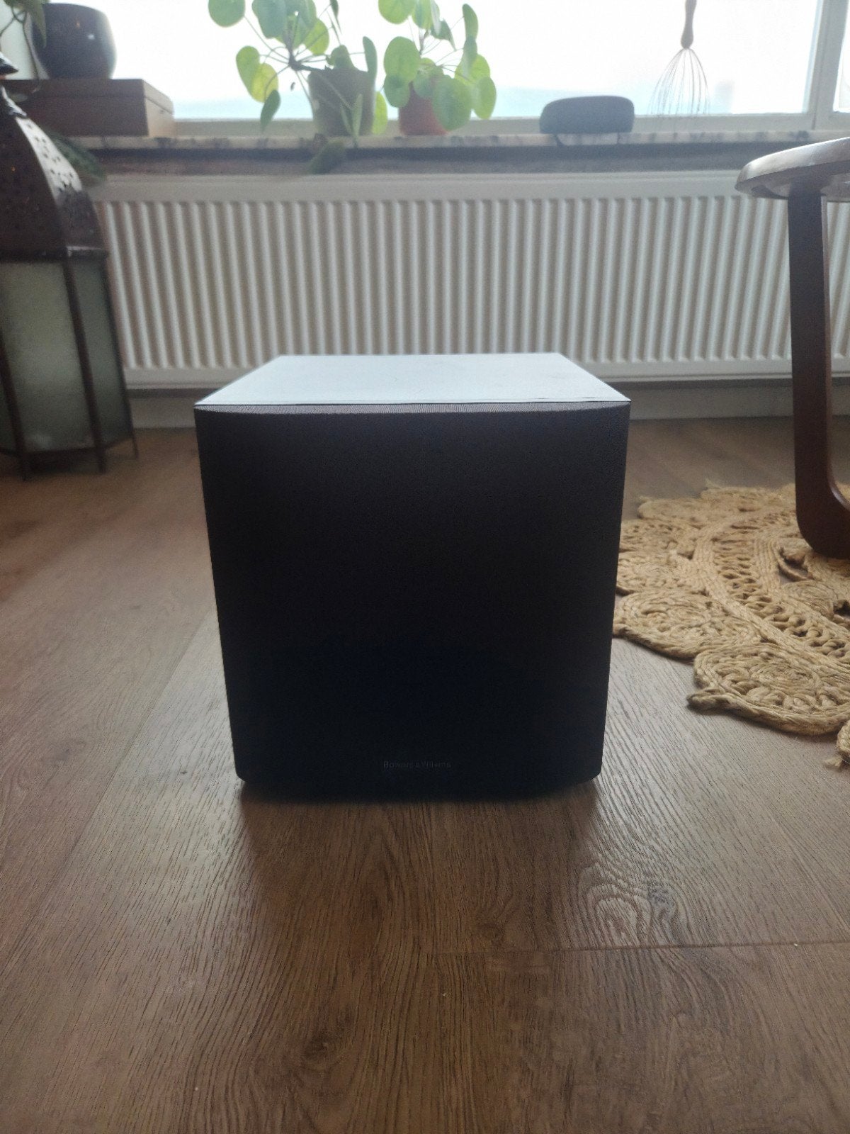 Bowers & Wilkins ASW608 Subwoofer (Zwart) + Oehlbach NF Sub, Ophalen, Zo goed als nieuw, Bowers & Wilkins (B&W), AUX-ingang
