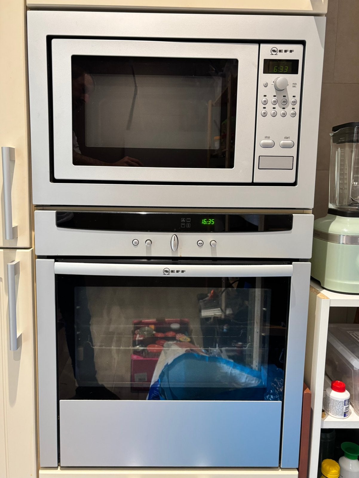Inbouw microgolfoven en oven van Neff. Zo goed als nieuw !, Neff, Encastré, Comme neuf, Enlèvement