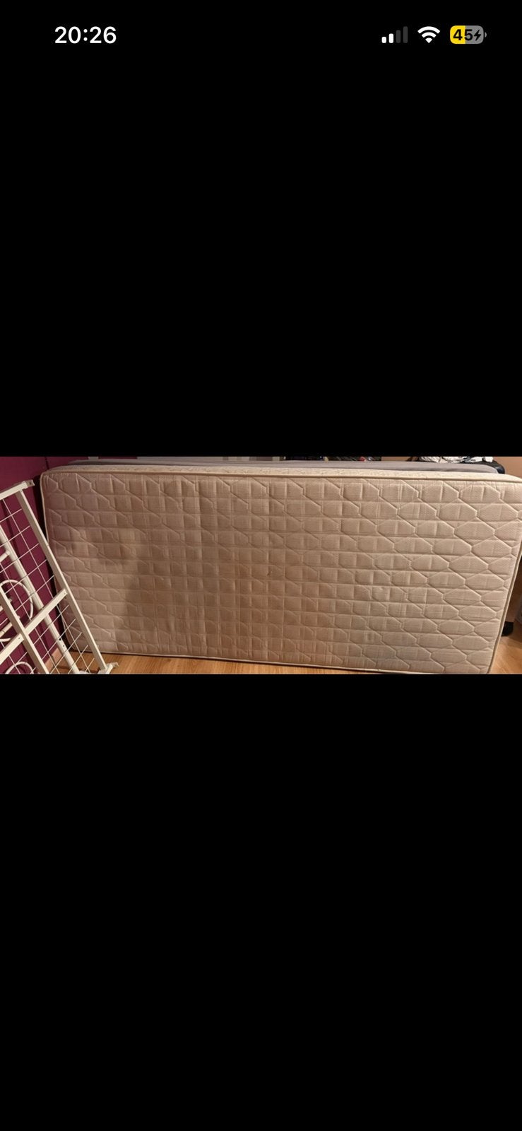 Matelas 90x200 une personne, 90 cm, Matelas, Une personne, Enlèvement