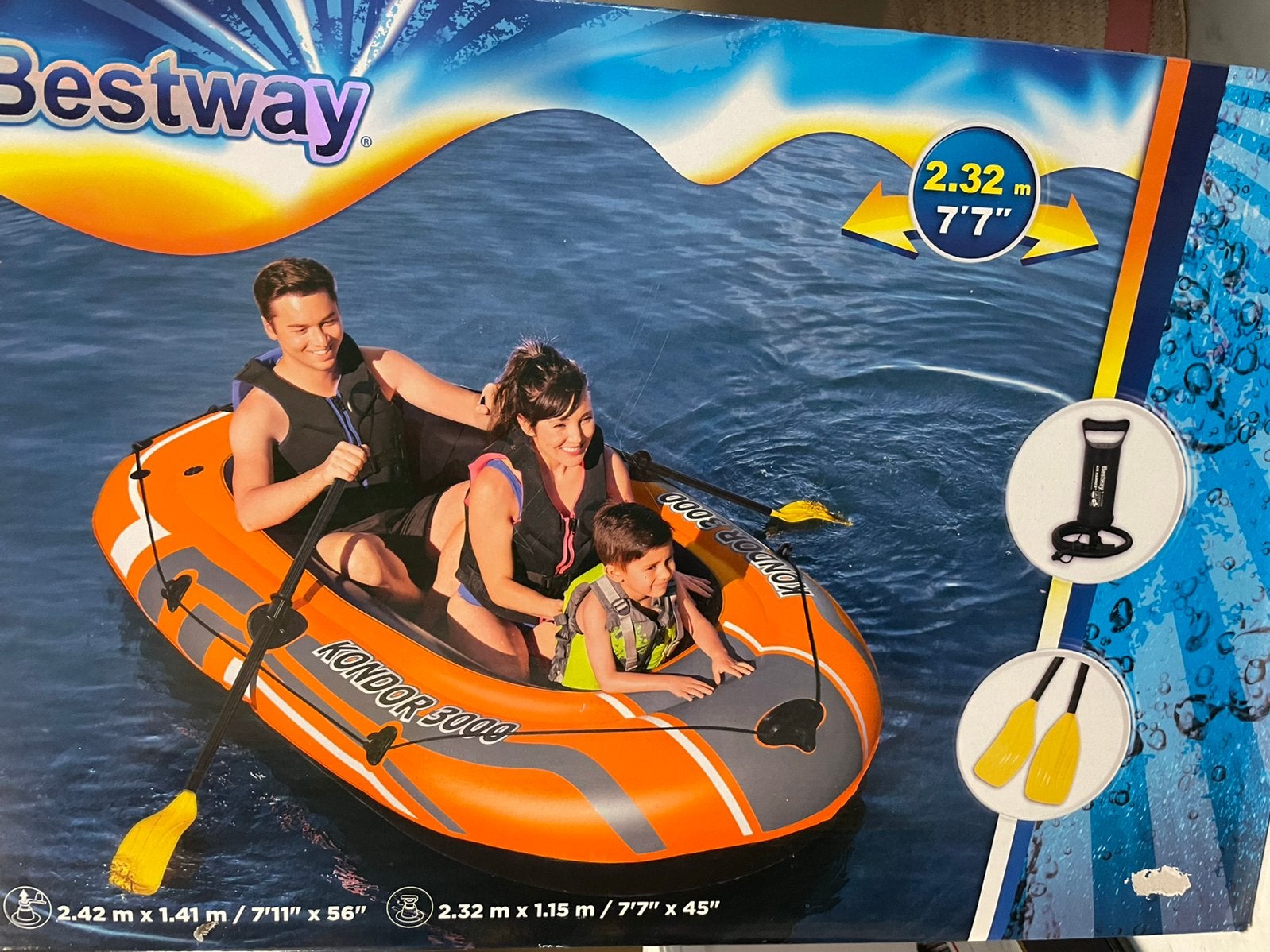 Bestway boot kondor 3000 - nieuwe opblaasboot, Ophalen, Nieuw