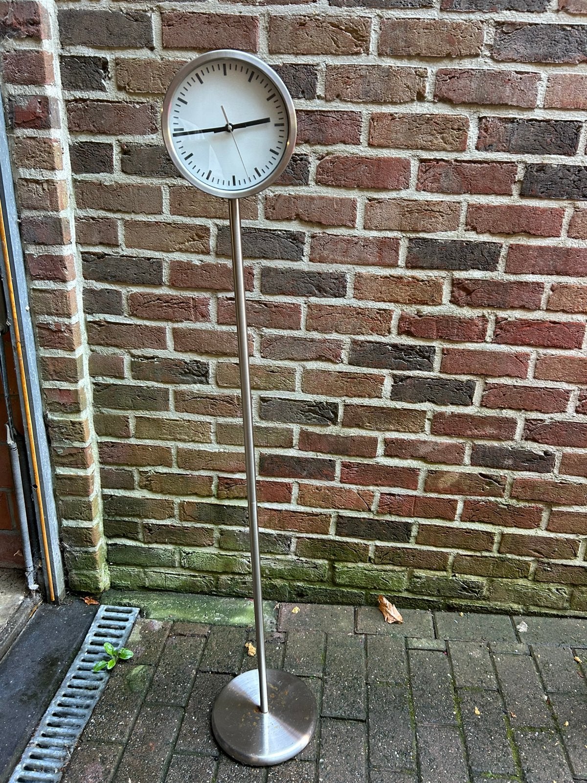 Horloge deco, Horloge sur pied, Gris, Analogique, Industriel