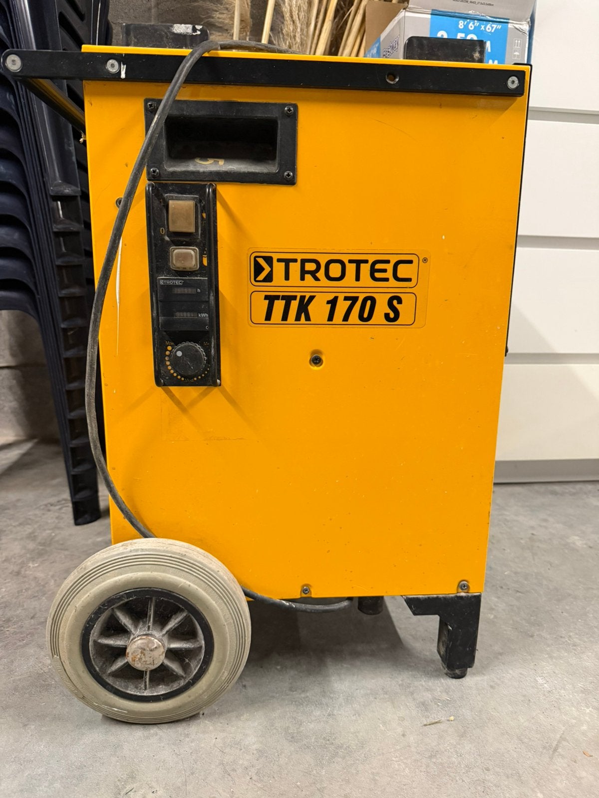 Bouwdroger trotec, Doe-het-zelf en Bouw, Ventilatie en Afzuiging, Ophalen, Gebruikt
