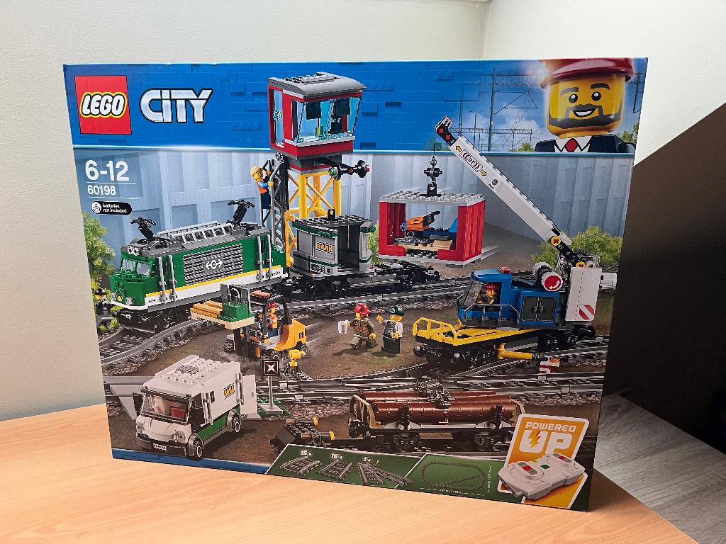 Lego City set 60198 Vrachttrein, Neuf, City, Lego, Ensemble complet