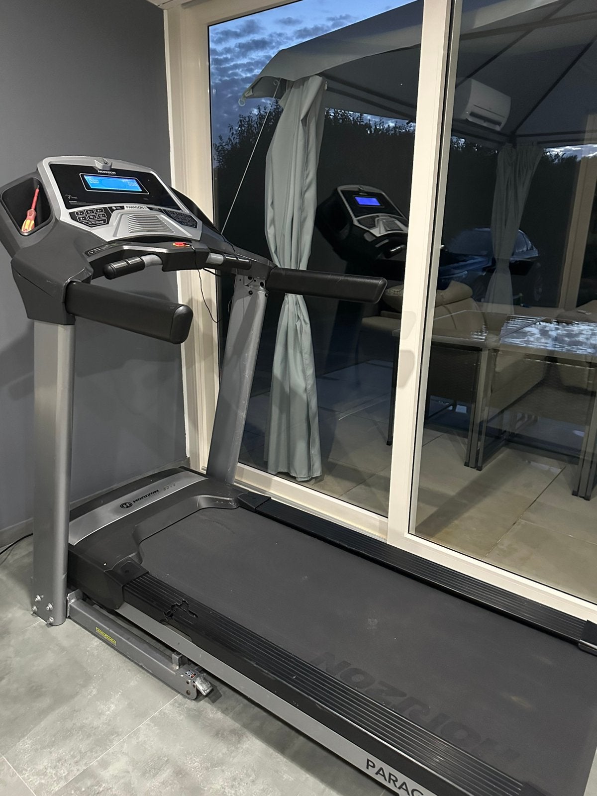 Horizon Paragon 5 Loopband - 3 Knoppen Kapot, Sports & Fitness, Appareils de fitness, Utilisé, Tapis roulant, Métal, Enlèvement