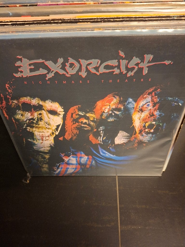 lp - exorcist - nightmare theatre - vak 7, LP, Beschermende buitenhoes, Power metal, Ophalen of Verzenden