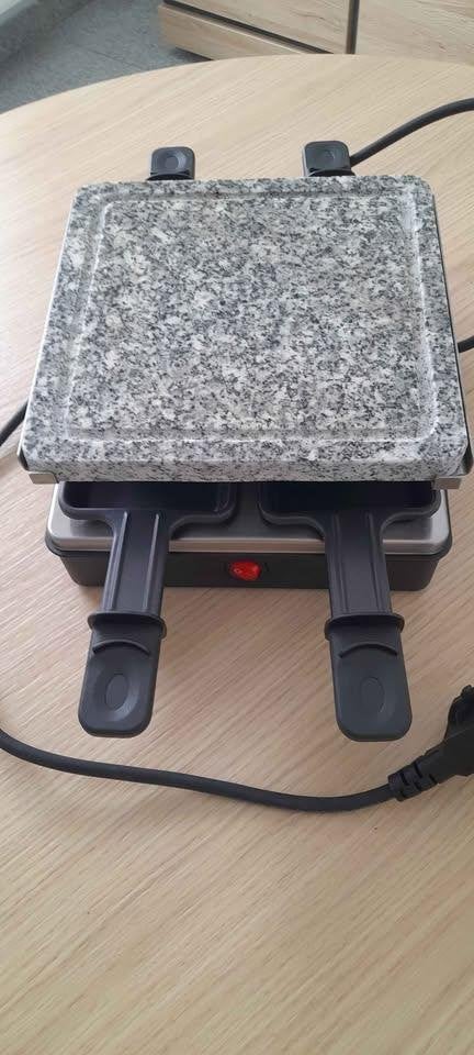 Raclette Pierrade 4p 600w, Enlèvement, Comme neuf, 4 à 7 personnes