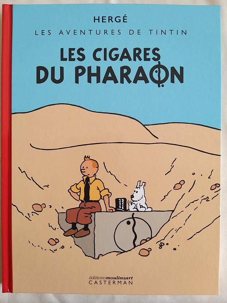Tintin les Cigares du Pharaon tirage spécial colorisé et num, Livres, Neuf, Enlèvement ou Envoi, Une BD, Hergé