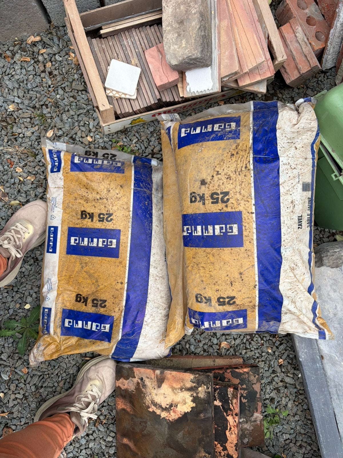 Rijnzand 25kg 3 zakken, Ophalen