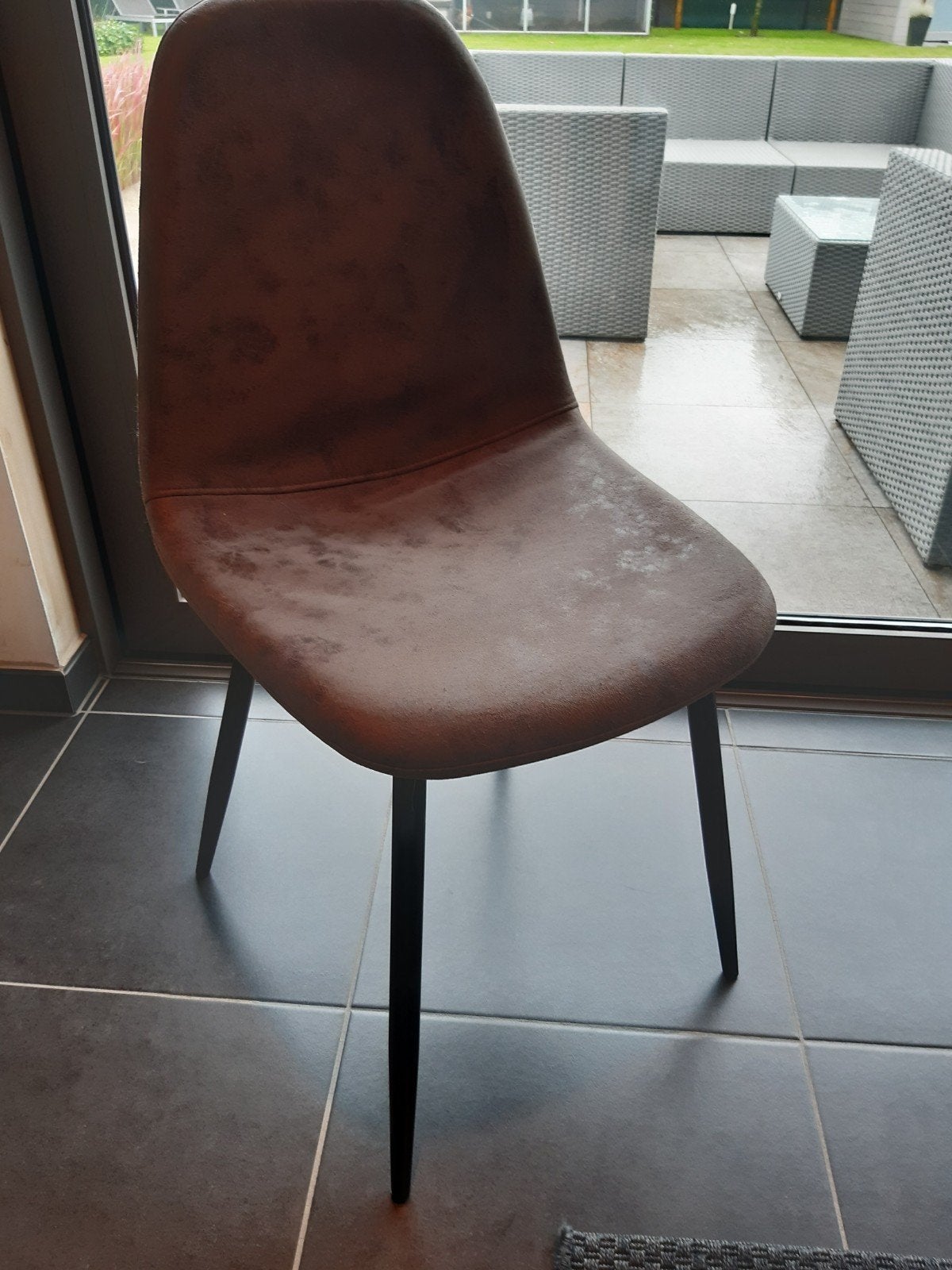 Set van 4 eetkamer/keukenstoelen, Ophalen