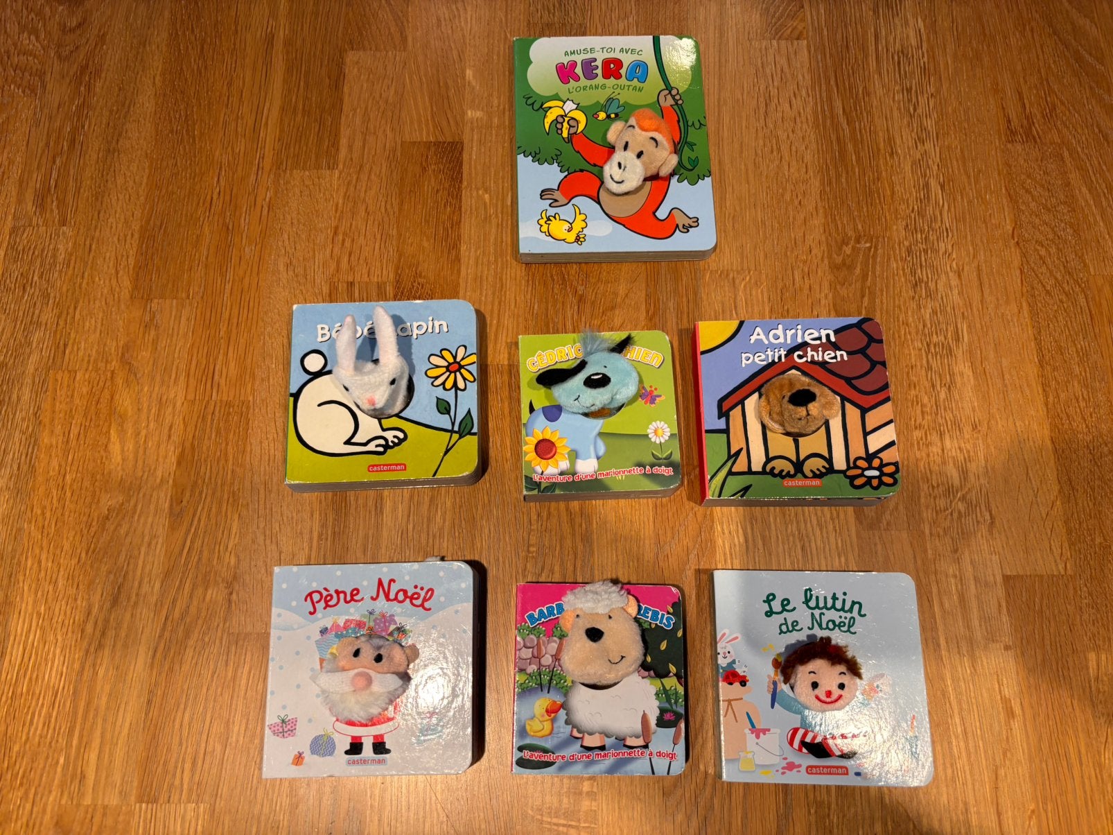 7 livres marionette doigt, Enlèvement, Utilisé