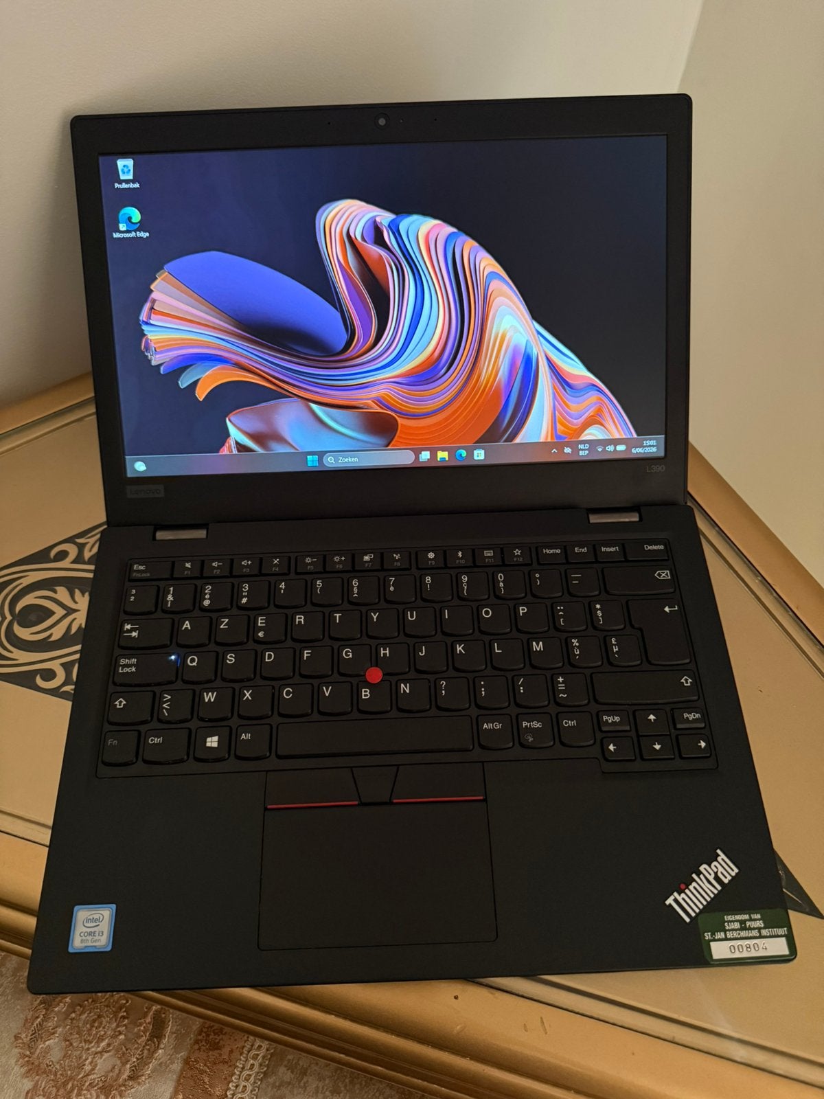 Lenovo ThinkPad L390 Core i3 8th 256GB SSD 8GB RAM WIND 11, Ophalen of Verzenden, Zo goed als nieuw, SSD